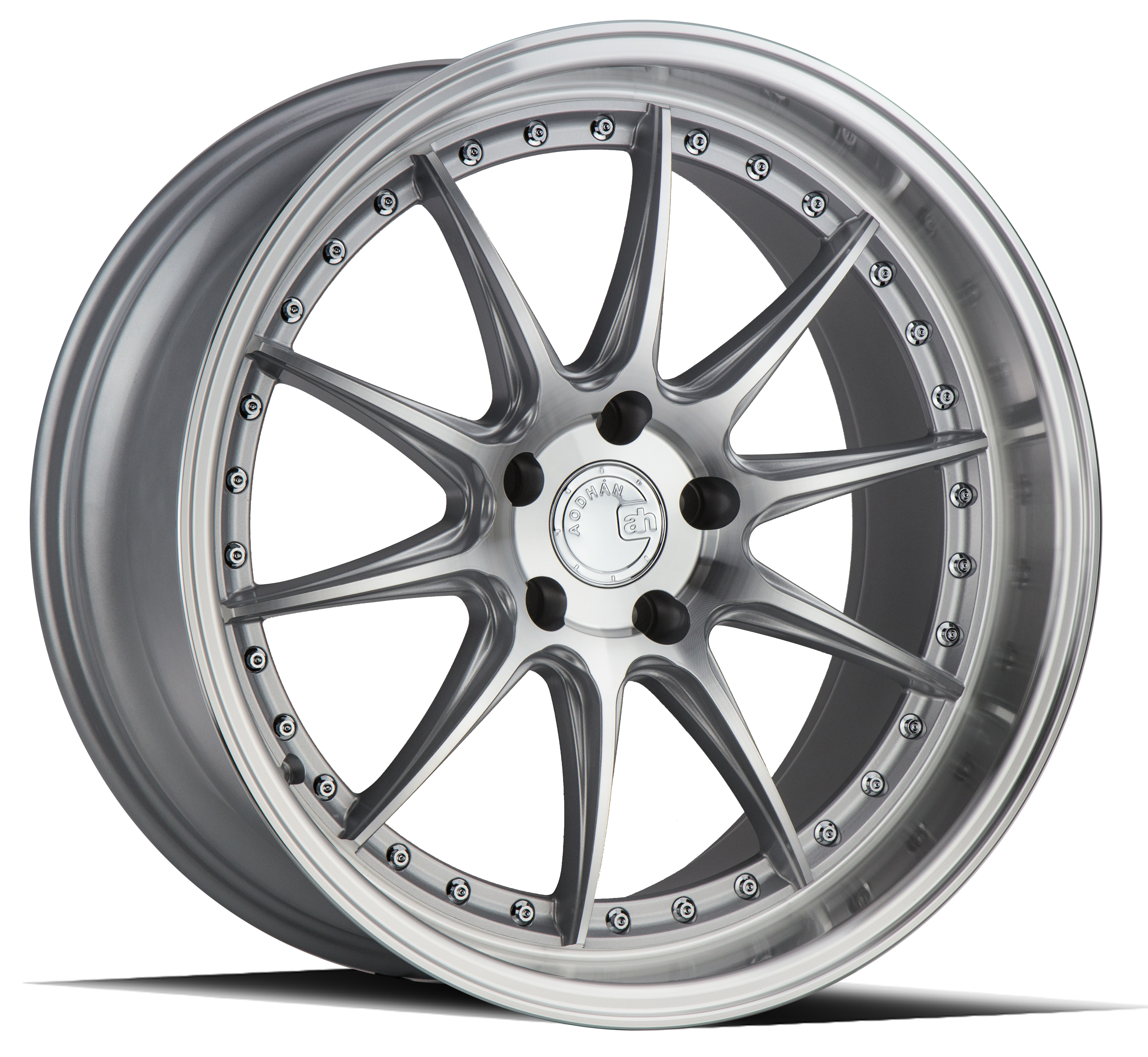 Aodhan Wheel 19x9.5 5x114.3 Silver w/Machined Face