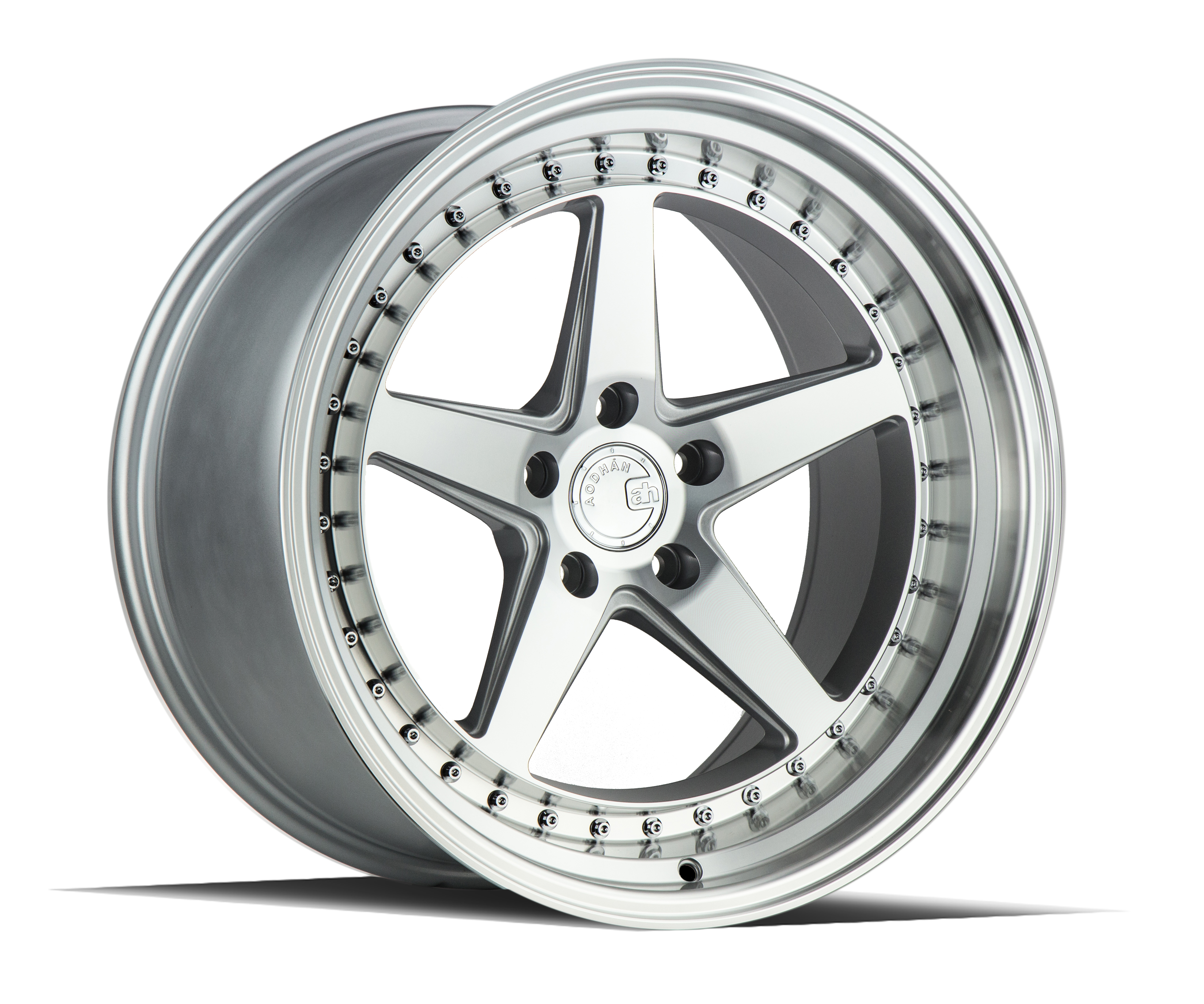 Aodhan Wheel 19x11 5x114.3 Silver w/Machined Face