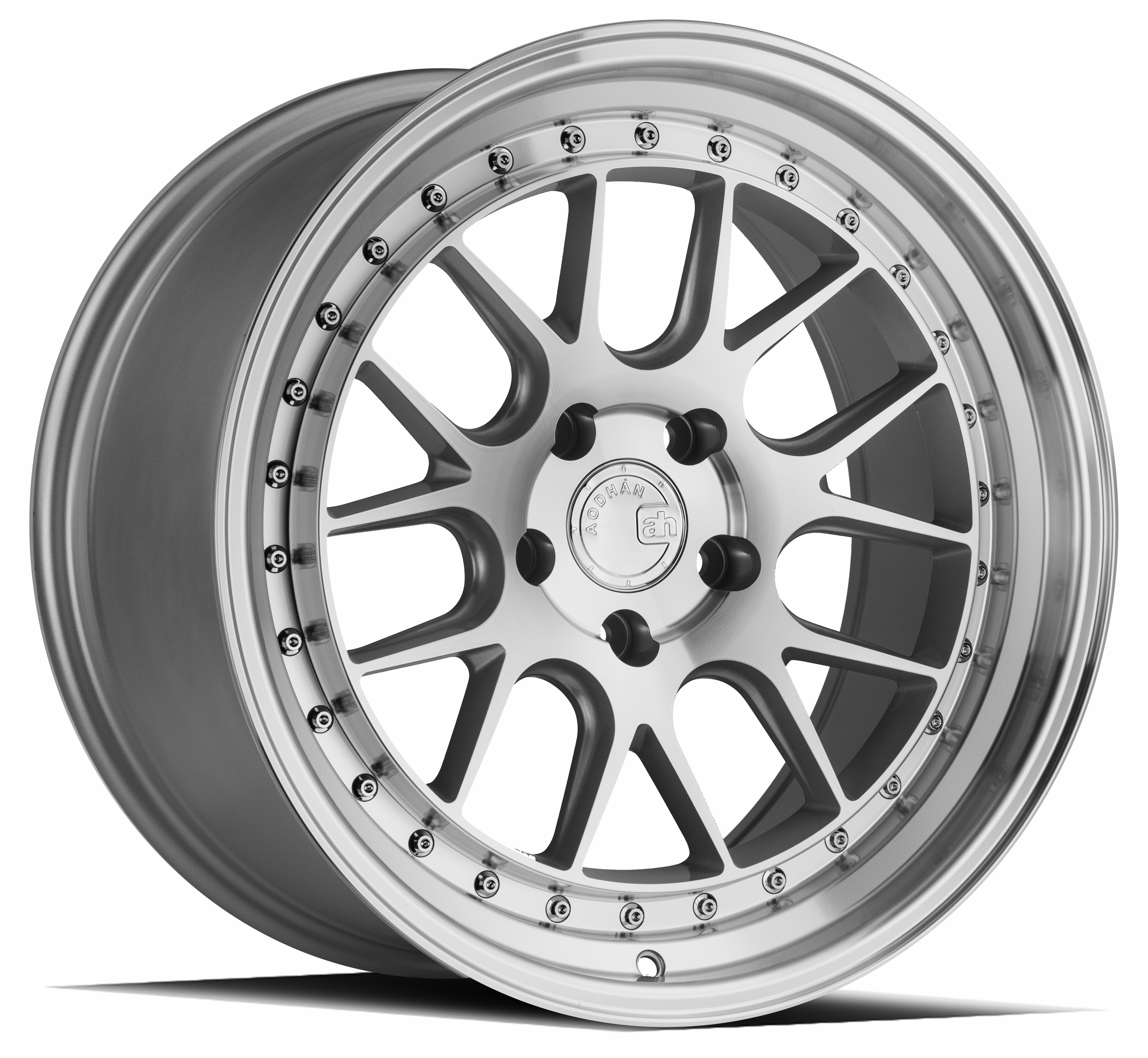 Aodhan Wheel 19x9.5 5x114.3 Silver w/Machined Face