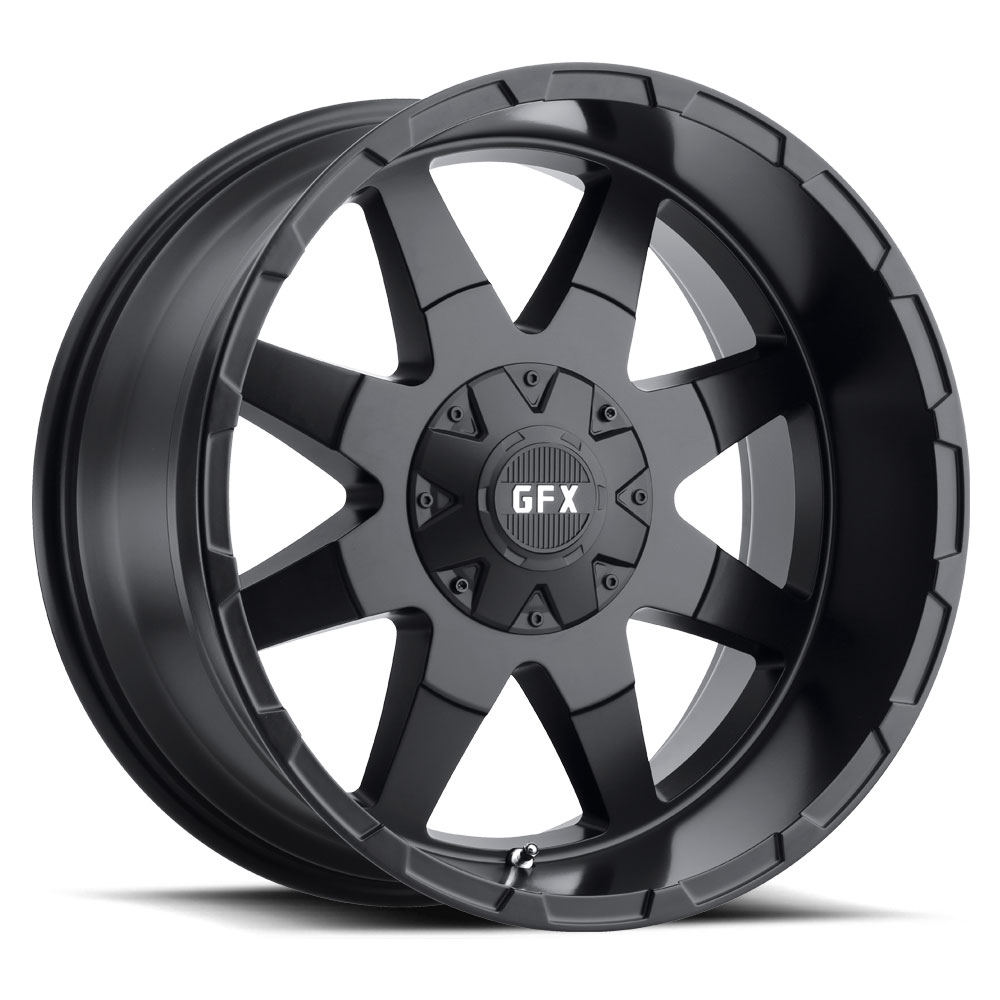 G-Fx Tr-12 Wheel 20x9 8x180 Matte Black