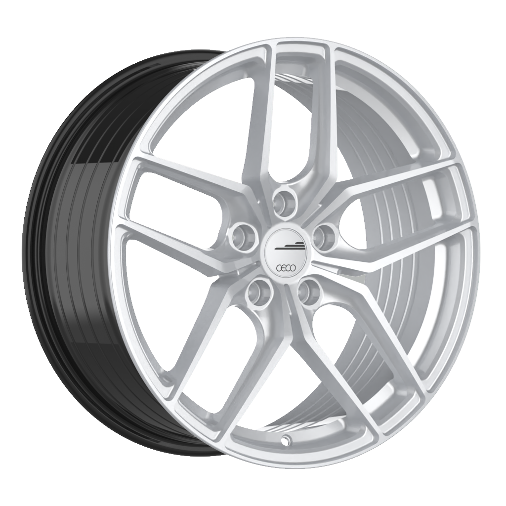 Ceco C01 Wheel 17x7.5 5x4.5 Hyper Silver