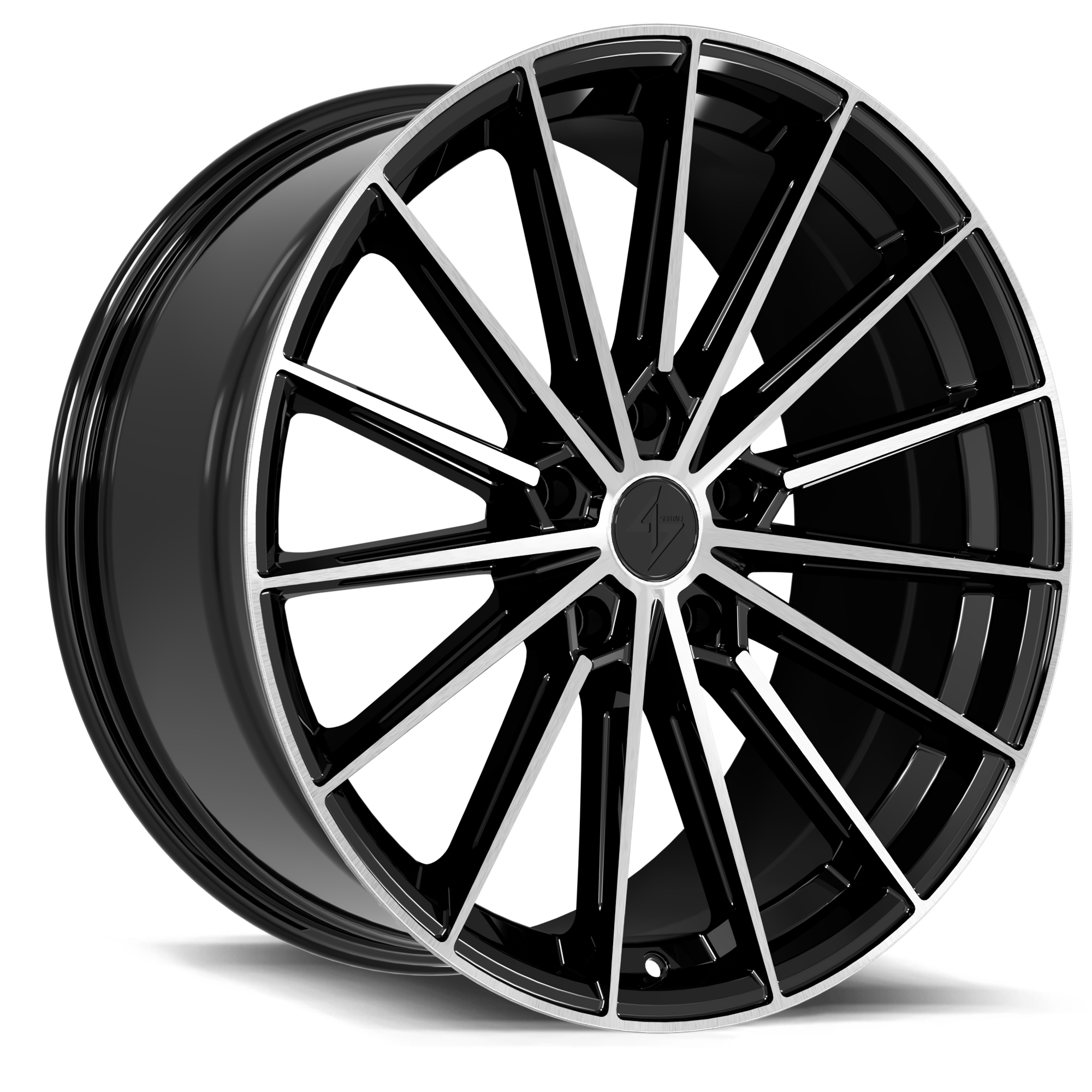 Sentali Street Recoil Wheel 20x9 5x115 Gloss Black Machined Face