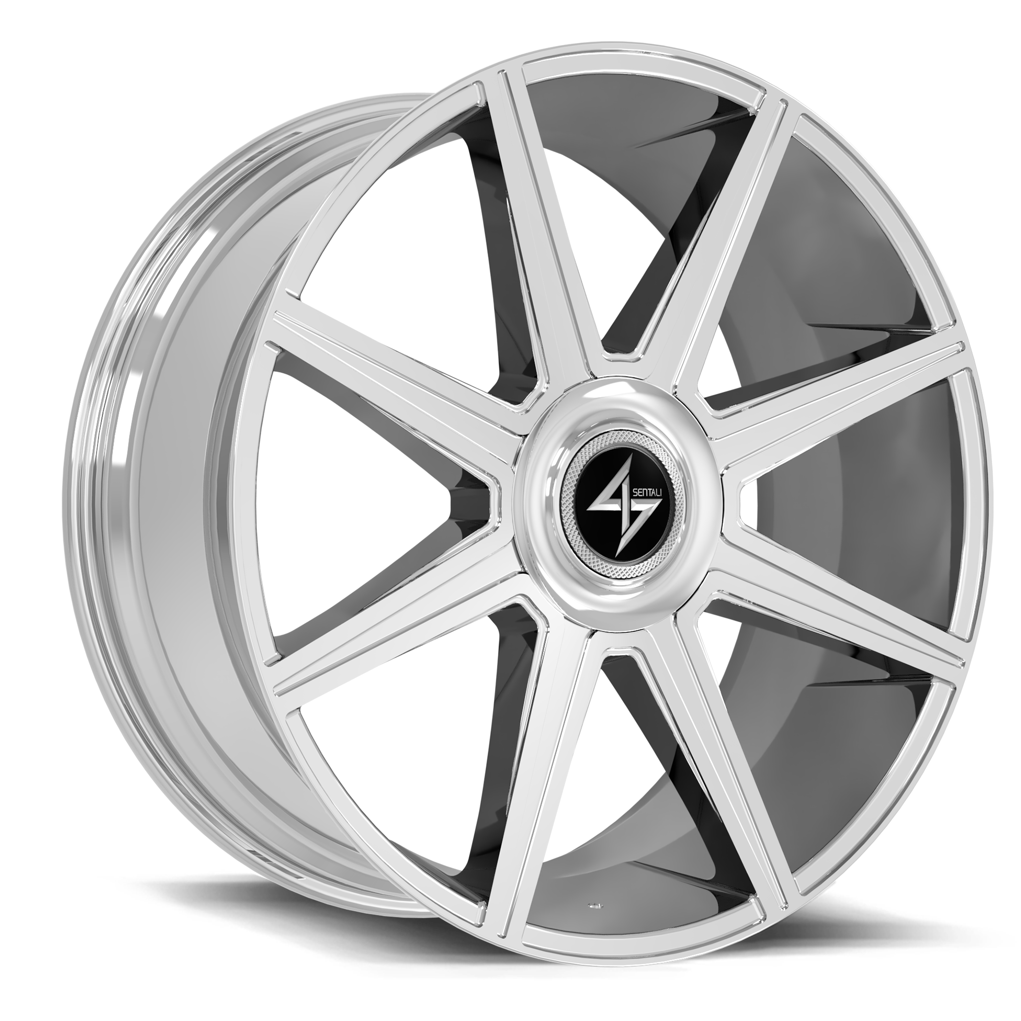 Sentali Luxx Aristocrat Wheel 24x10 6x135/6x139.7 Chrome