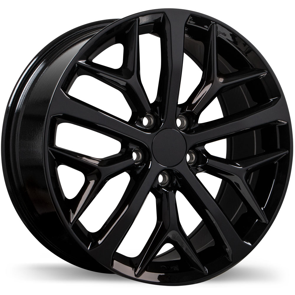 Replika R257 18x8.0 5x114.3mm +50 64.1mm Blk 18x8.0 Wheel