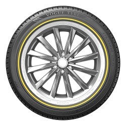 Vogue Custom Built Radial Xiv SCT2 White/Blue 305/35R24 Tire