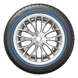 Vogue Custom Built Radial Viii White/Blue 245/45R19 Tire