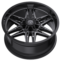 Edge Off Road 303BM-2226844 22X12 6X135 / 6X5.50 (-44) Edg 303BM (hb 106.2) 22X12 Wheel