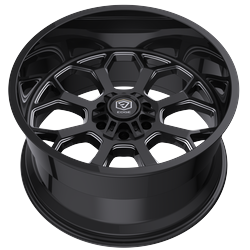 Edge Off Road 301BM-2220944 22X12 5X5.00 / 5X5.50 (-44) Edg 301BM (hb 78.1) 22X12 Wheel