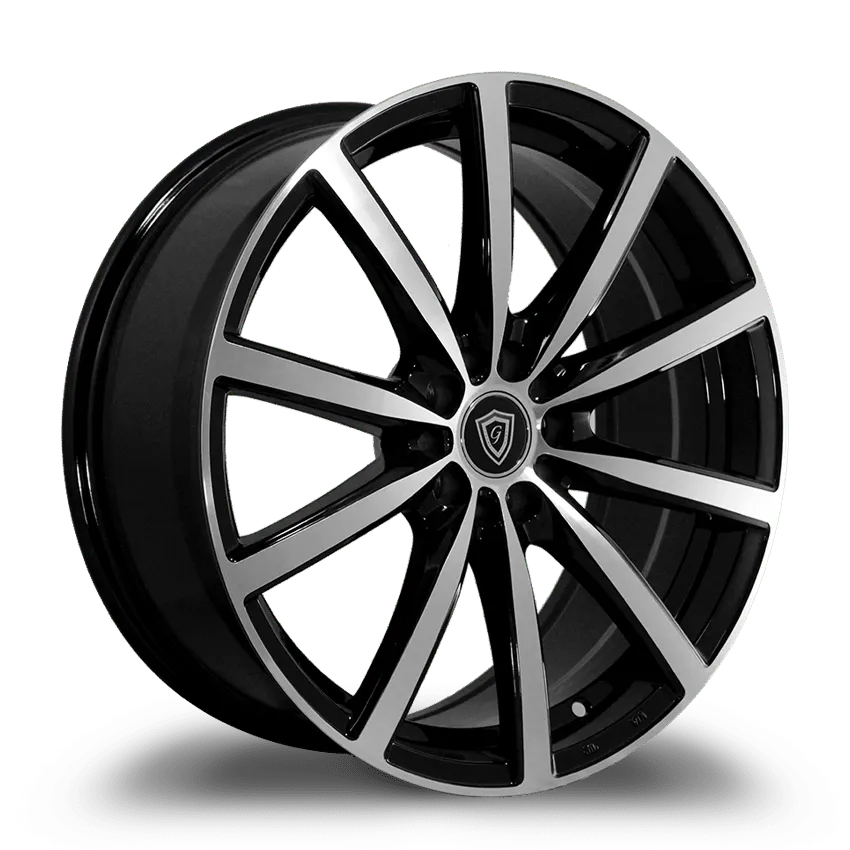 G - Line Alloys 17X7 10-105/110 G-Line 0013 Gloss BLACK/POLISH Face 35/73.1 5-105/110 Wheel