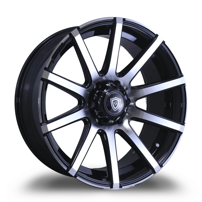 G - Line Alloys 20X9.5 6-139.7 G-Line #0036 Polish FACE/BLACK(B-P) 15/108.1 6-139.7 Wheel