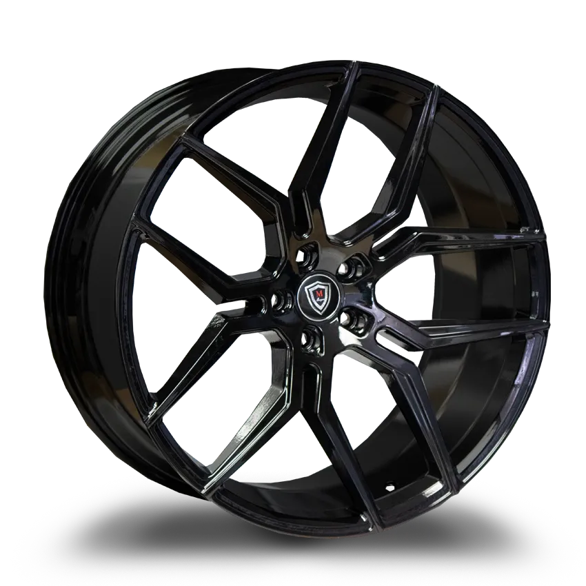 Marquee Wheels 22X10.5 5-112 Marque #1000W Gloss Black 38/66.56 5-112 Wheel
