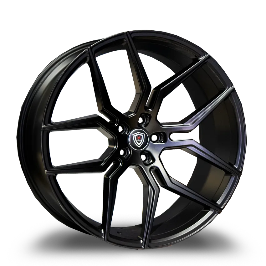 Marquee Wheels 22X10.5 5-114.3 Marque #1000W Satin Black 38/73.1 5-114.3 Wheel