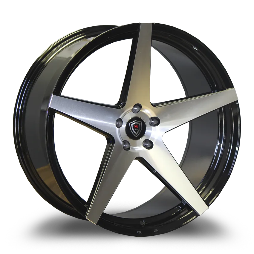 Marquee Wheels 20X10.5 5-120 Marquee #1001 Black / Machine 38/72.56 5-120 Wheel
