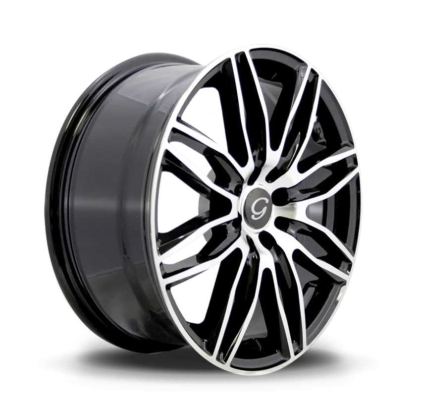 G - Line Alloys 17X7.5 10-114/120 G-Line #1017 Polish FACE/BLACK (b-P) 35/74.1 5-114.3/120 Wheel