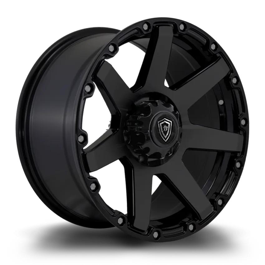 White Diamond 15X8 6-139.7 W-Diamond #D2804 Matte BLACK(B14-R) -10/108.1 6-139.7 Wheel