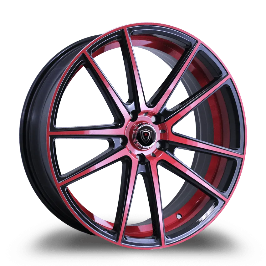 Marquee Wheels 22X9 5-114.3 Marquee #3197 Red FACE/INNER Red 35/73.1 5-114.3 Wheel