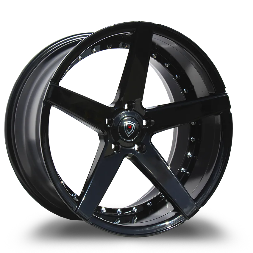 Marquee Wheels 22X9 5-115 Marquee #3226 Gloss Black 15/73.1 5-115 Wheel