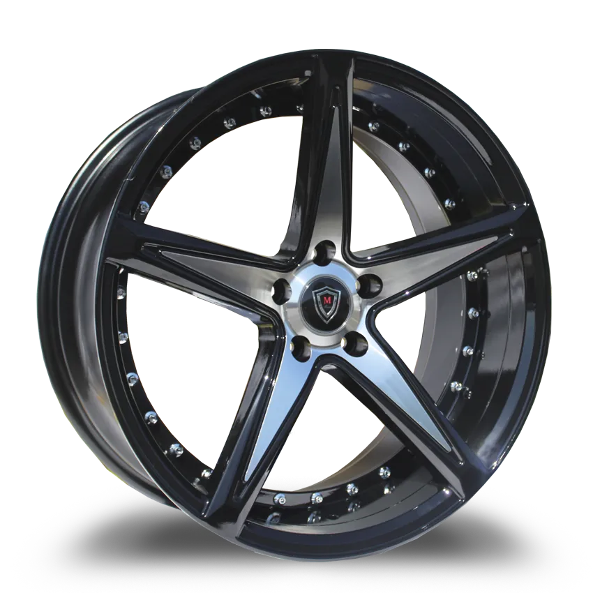 Marquee Wheels 20X9 5-115 Marquee #R3248 Polish FACE/INNER Polish <n>b-14 15/73.1 5-115 Wheel