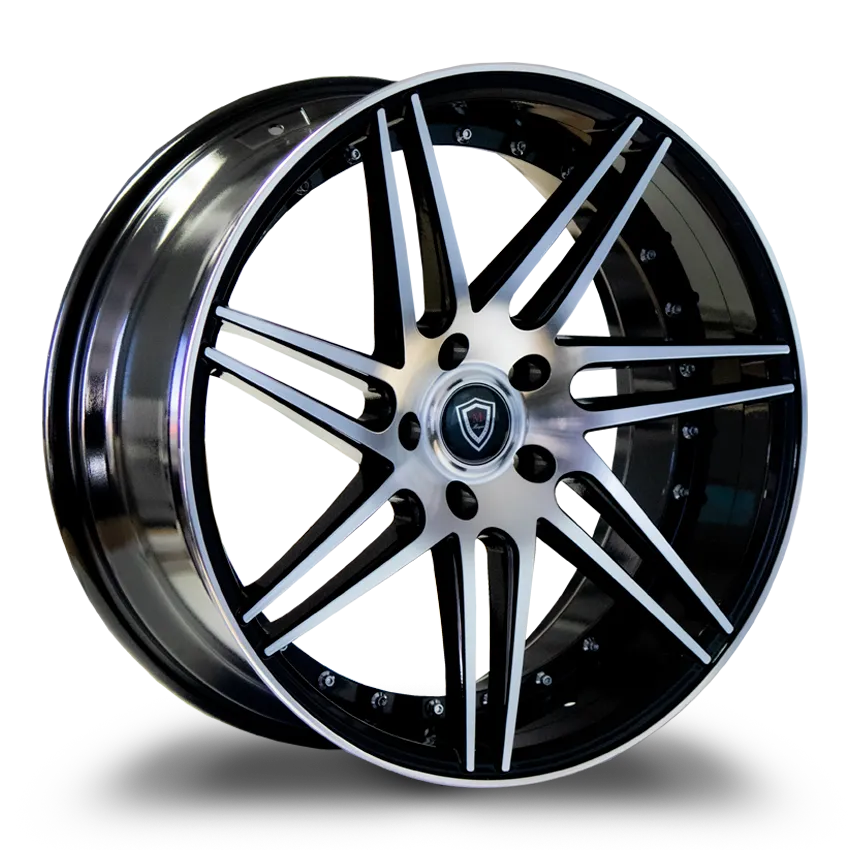 Marquee Wheels 20X10.5 5-120 Marquee #3266 Polish FACE/INNER Lip Black(<b>bp) 38/74.1 5-120 Wheel