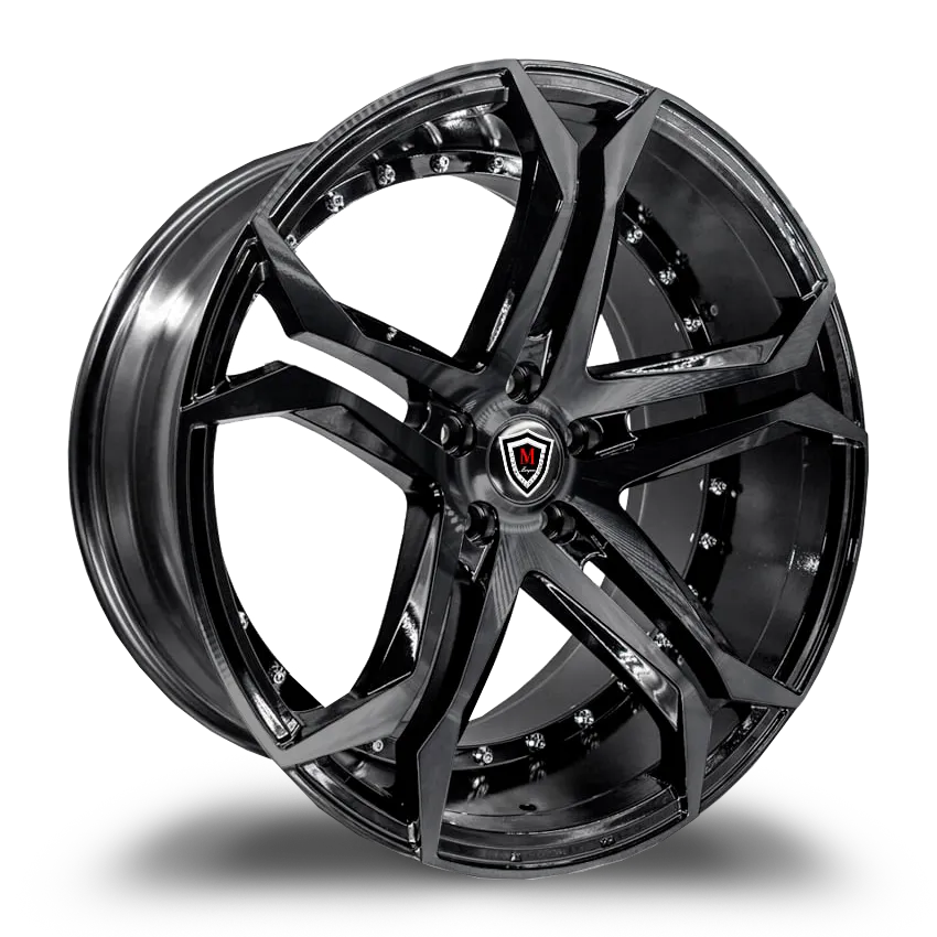 Marquee Wheels 20X10.5 5-112 Marquee #3284 Smoke POLISH/ Black (B4B) 38/66.6 5-112 Wheel