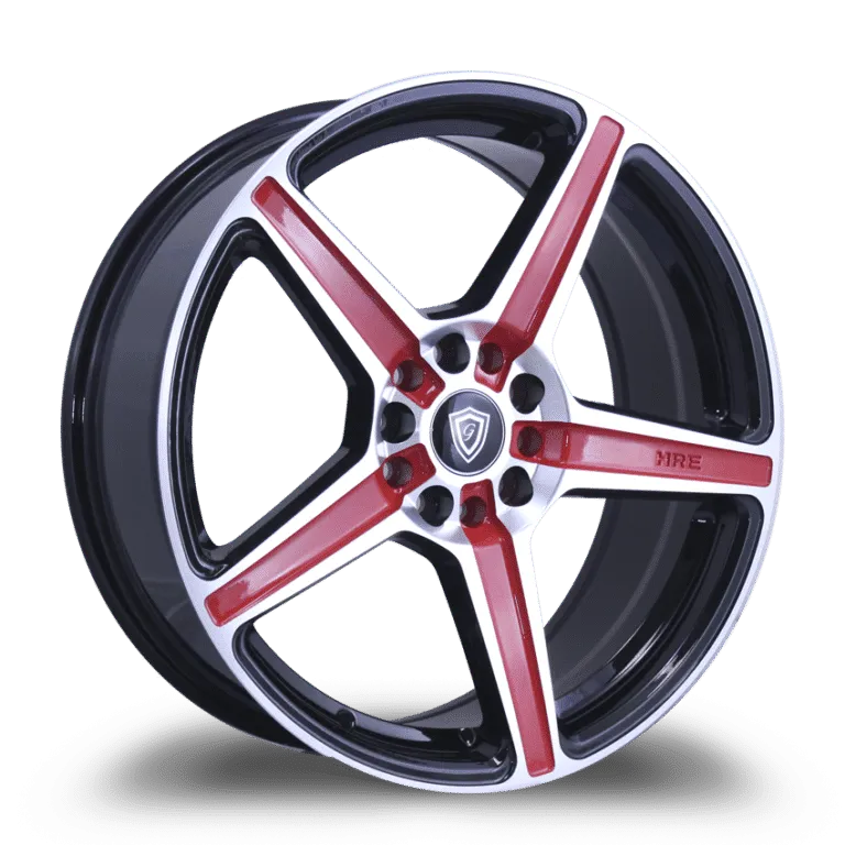 G - Line Alloys 18X8 10-114.3/120 G-Line #5067 Gloss BLACK/RED Line 35/74.1 5-114.3/120 Wheel