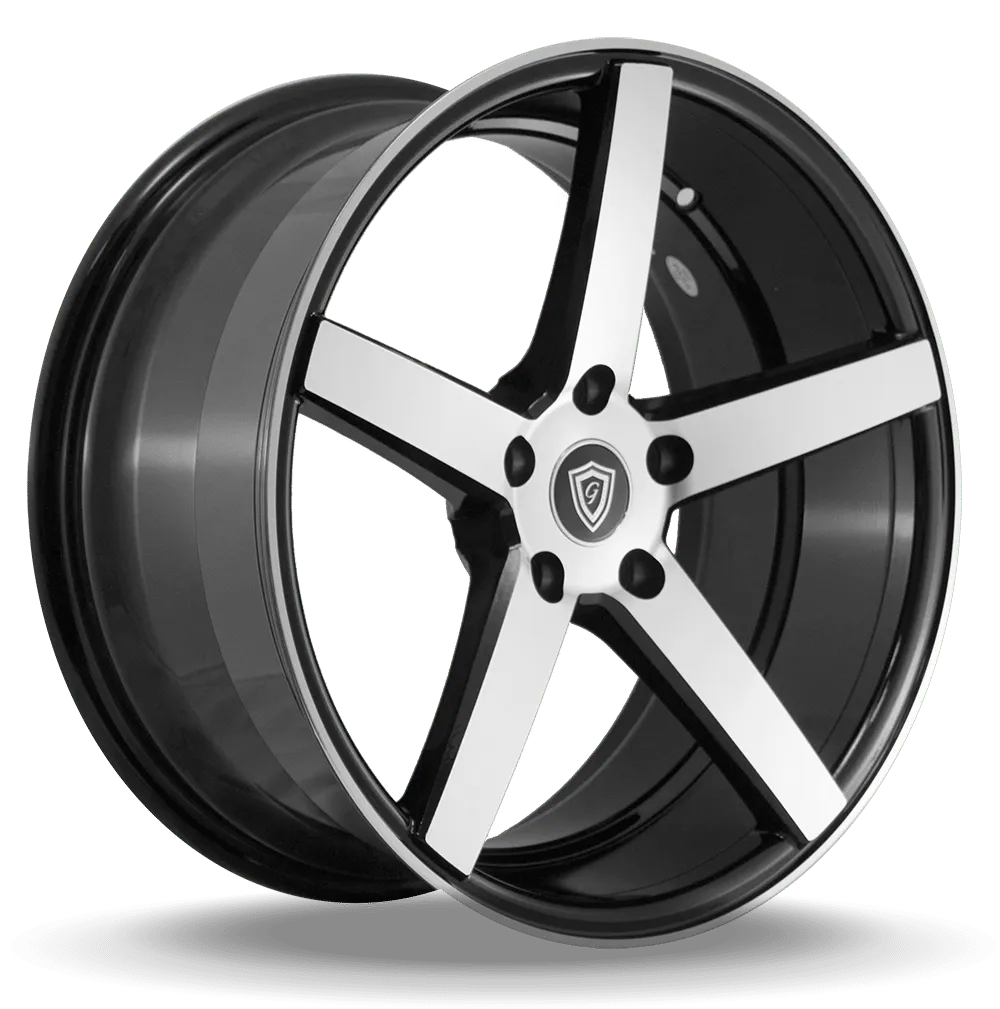 G - Line Alloys 18X9.5 5-120 G-Line #5109 Polish Face Black 20/74.1 5-120 Wheel
