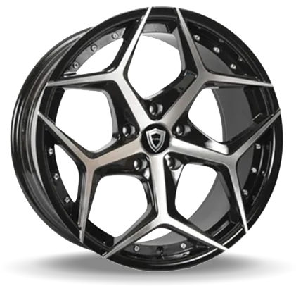 Capri Luxury 20X8.5 5-114.3 Capri Luxury #5194 POLISH/BLACK(B-P) 35/73.1 5-114.3 Wheel