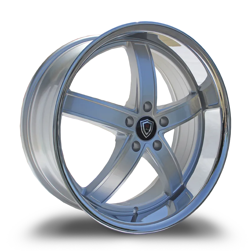 Marquee Wheels 20X10.5 5-114.3 MARQUEE#5330A Silver POLISH/STAINLESS Lip 40/73.1 5-114.3 Wheel