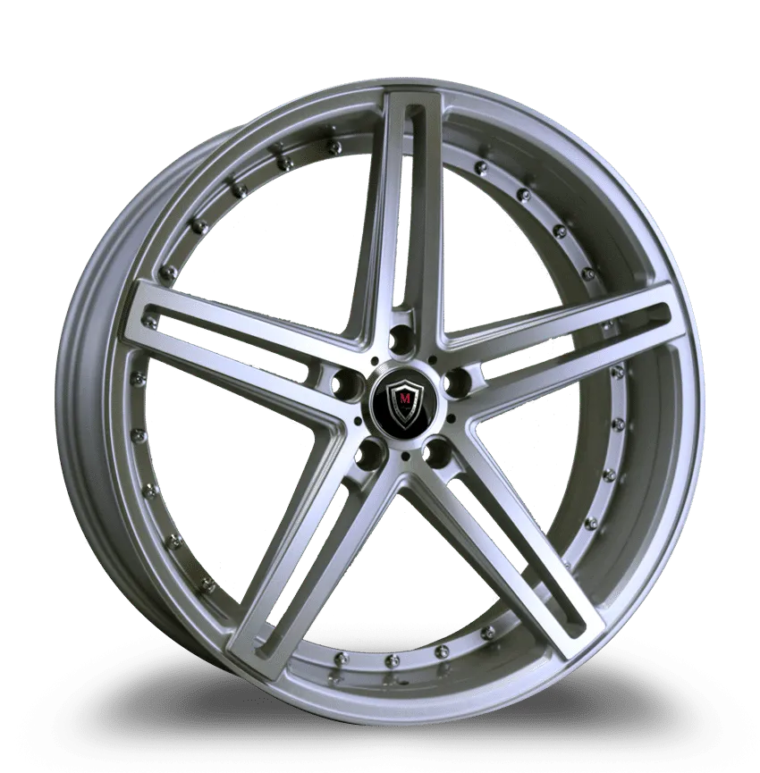 Marquee Wheels 22X9 5-114.3 Marquee # 5334 SILVER/POLISH (R2PC<S>P) 35/73.1 5-114.3 Wheel