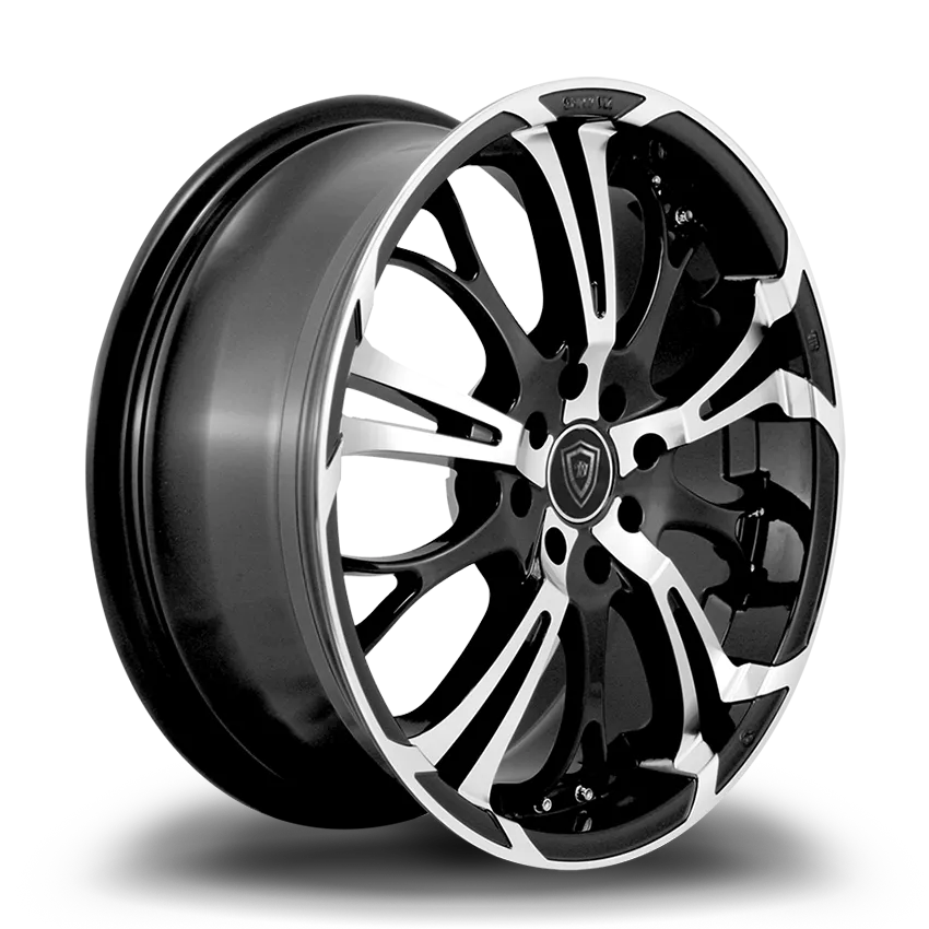White Diamond 16X7 10-100/114.3 W-Diamond #667 Gloss Black Red Face (B4R) 35/73.1 10-100/114.3 Wheel