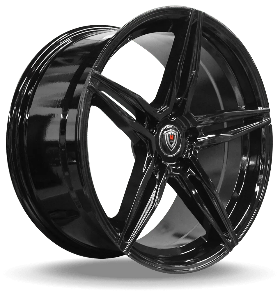 Marquee Wheels 18X8.5 5-115 Marquee #8888 Gloss Black 15/73.1 5-115 Wheel