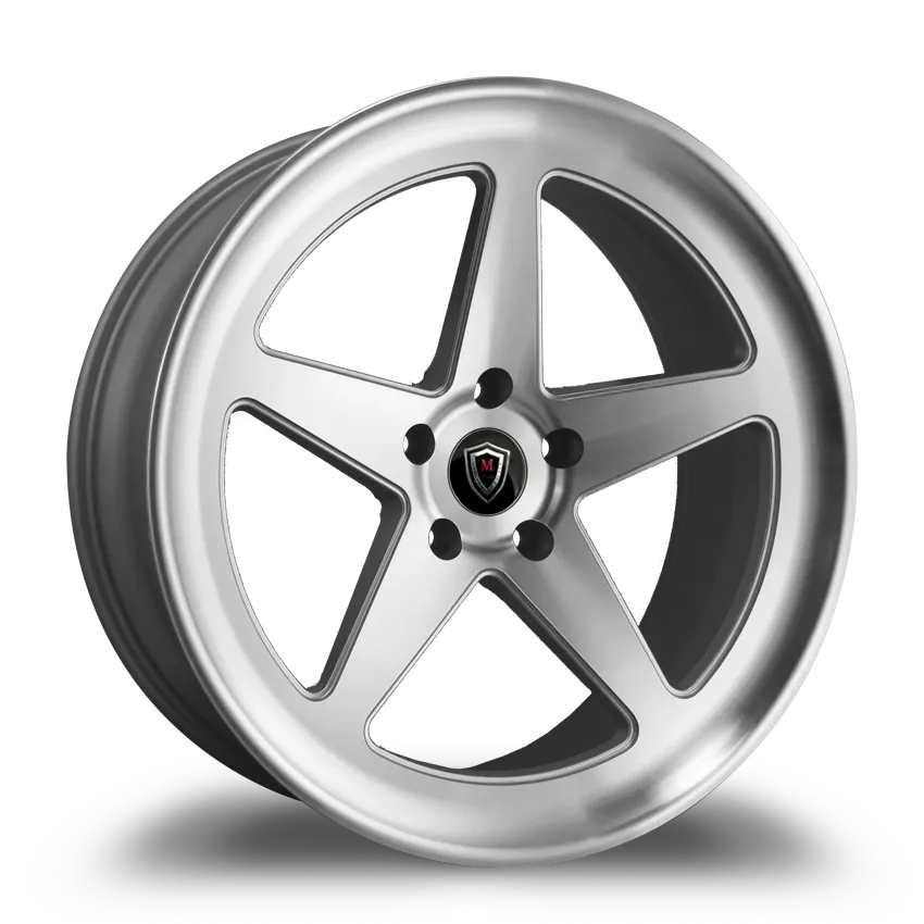 Marquee Wheels 20X9 5-114.3 Marquee #9535 Polish FACE/SILVER (s-P) 35/73.1 5-114.3 Wheel