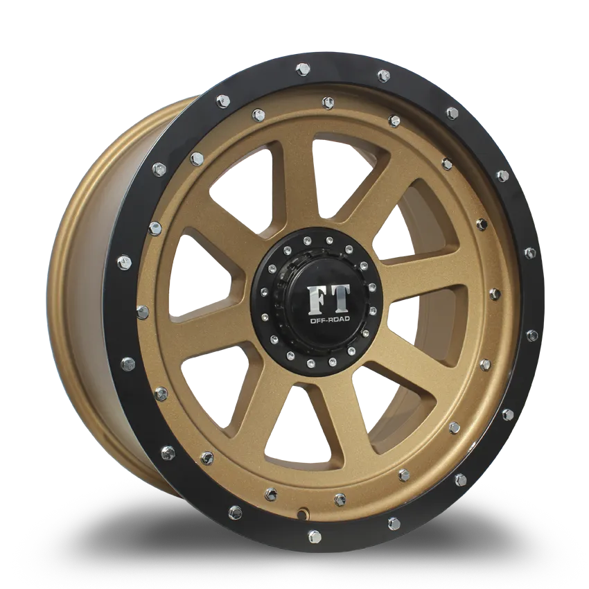 Full Throttle 20X9 10-127/139.7 Off Road Ft-8 Matte BRONZE/MATTE Black 0/78.1 5-127/139.7 Wheel