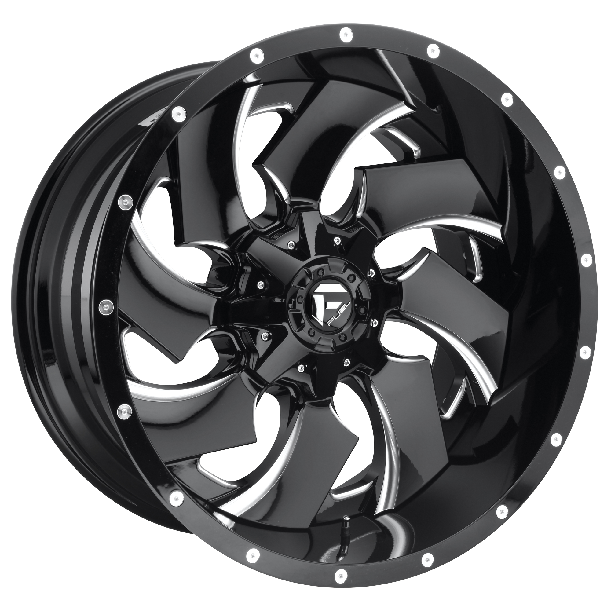 Fuel 1Pc Cleaver 20X12 8X6.5 Nb 4.75 125.2 -44MM 20X12 Wheel