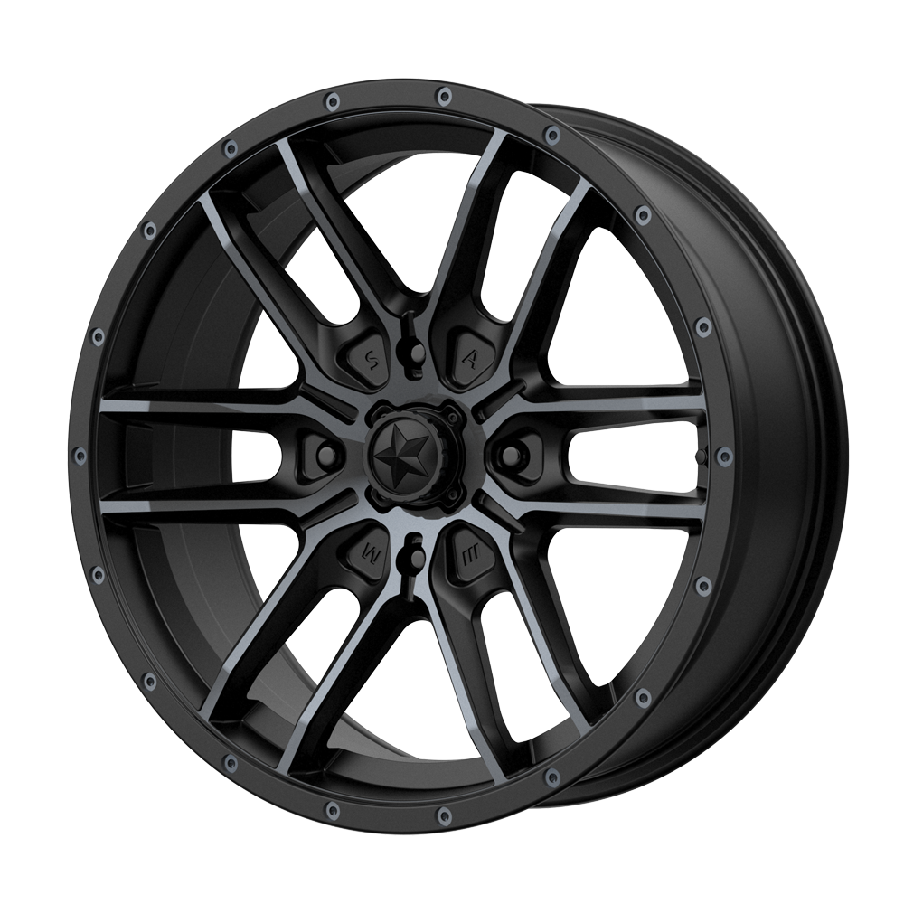 Msa Offroad Wheels Fang UTV 20X7 4X156 S-Blk Ttcc 10MM 20X7 Wheel