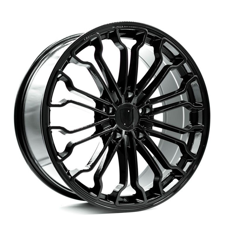 Superspeed 20x9.0 (11.0) 5x130 +48 (+55) Cb: 71.5 R14 Gloss Black - Porsche 20x9.0 Wheel