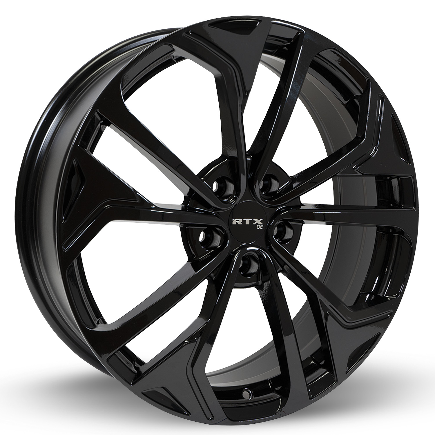 Rtx® (oe) • 082885 • Asan • Gloss Black • 18x7.5 5x114.3 ET40 CB67.1 18x7.5 Wheel