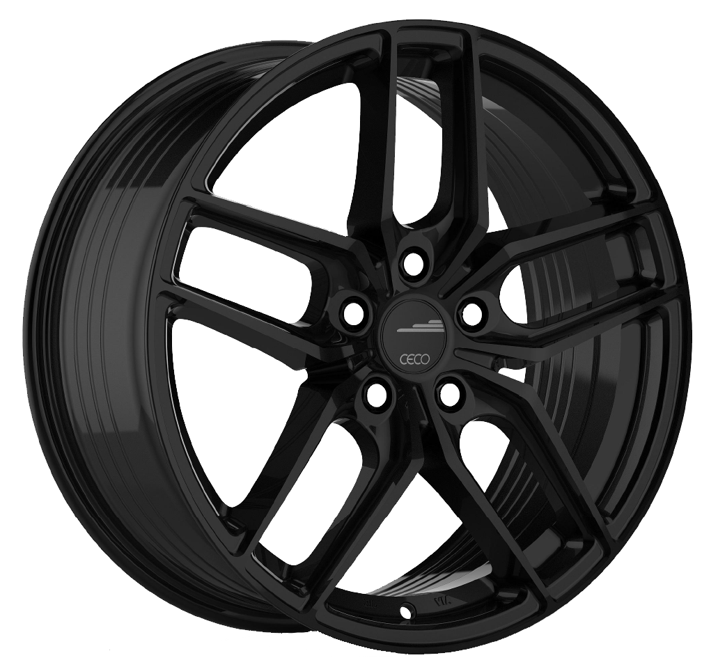 Ceco® • 178613 • C01 • Gloss Black • 16x7 5x114.3 ET40 CB67.1 16x7 Wheel