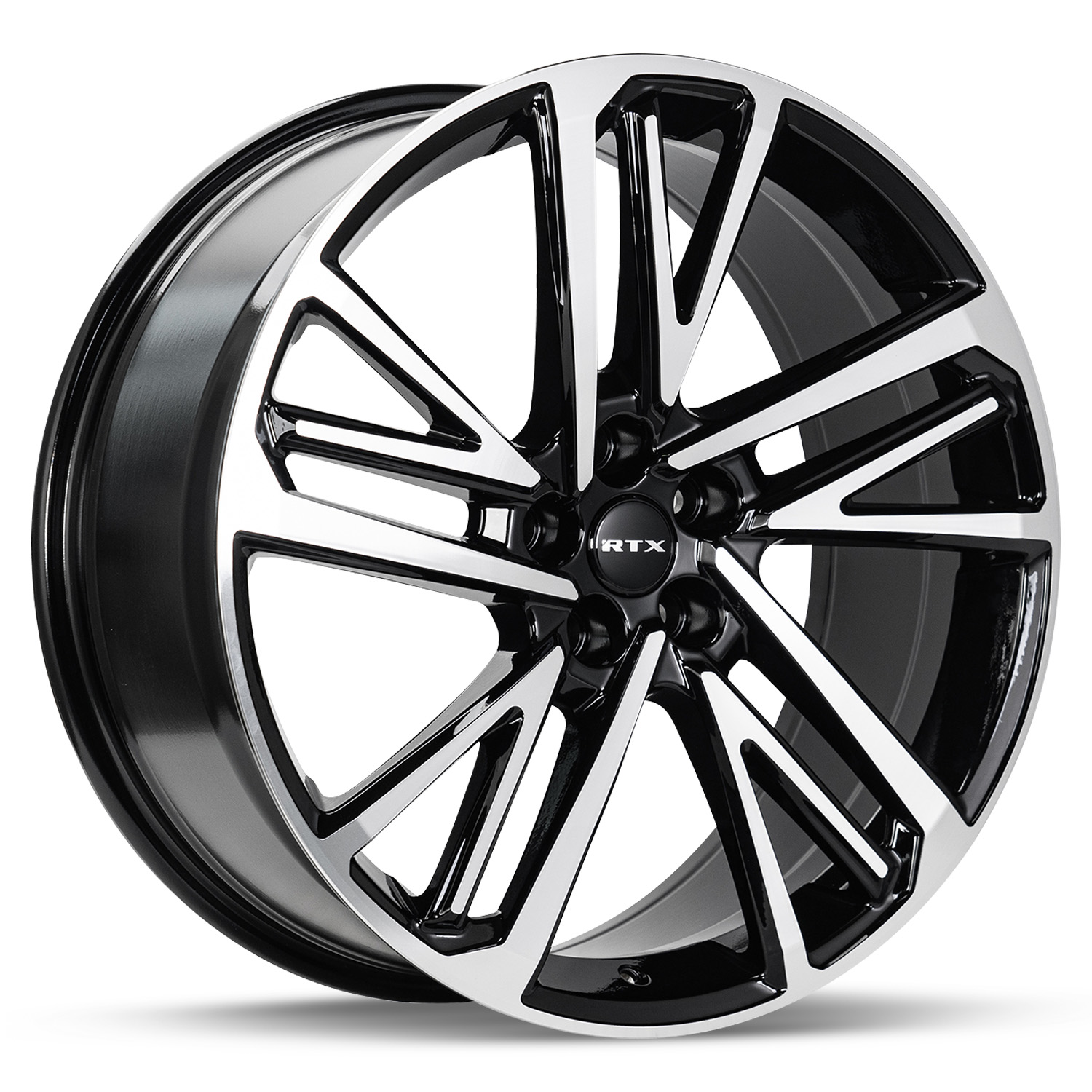 Rtx Knight Wheel 16x7 5x4.5 Gloss Black Machined