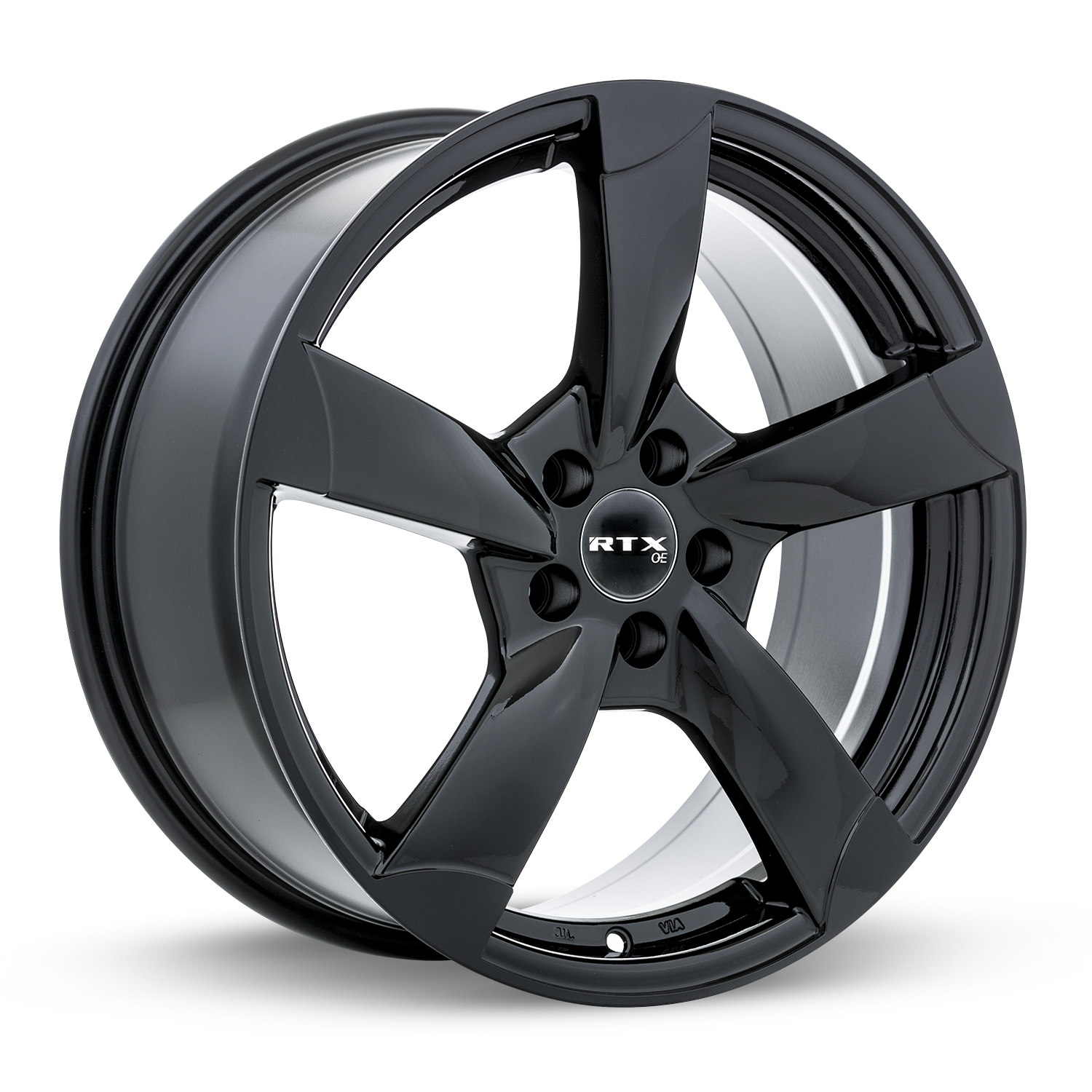 Rtx® (oe) • 082156 • Rs Ii • Gloss Black • 17x7.5 5x112 ET45 CB57.1 17x7.5 Wheel