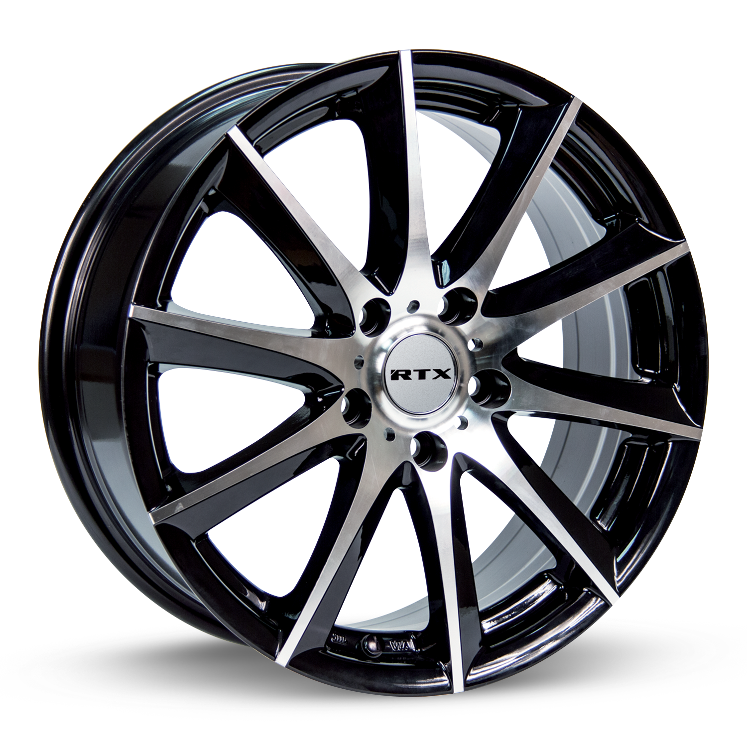 Rtx Dynamo Wheel 15x6.5 4x3.94 Black Machined