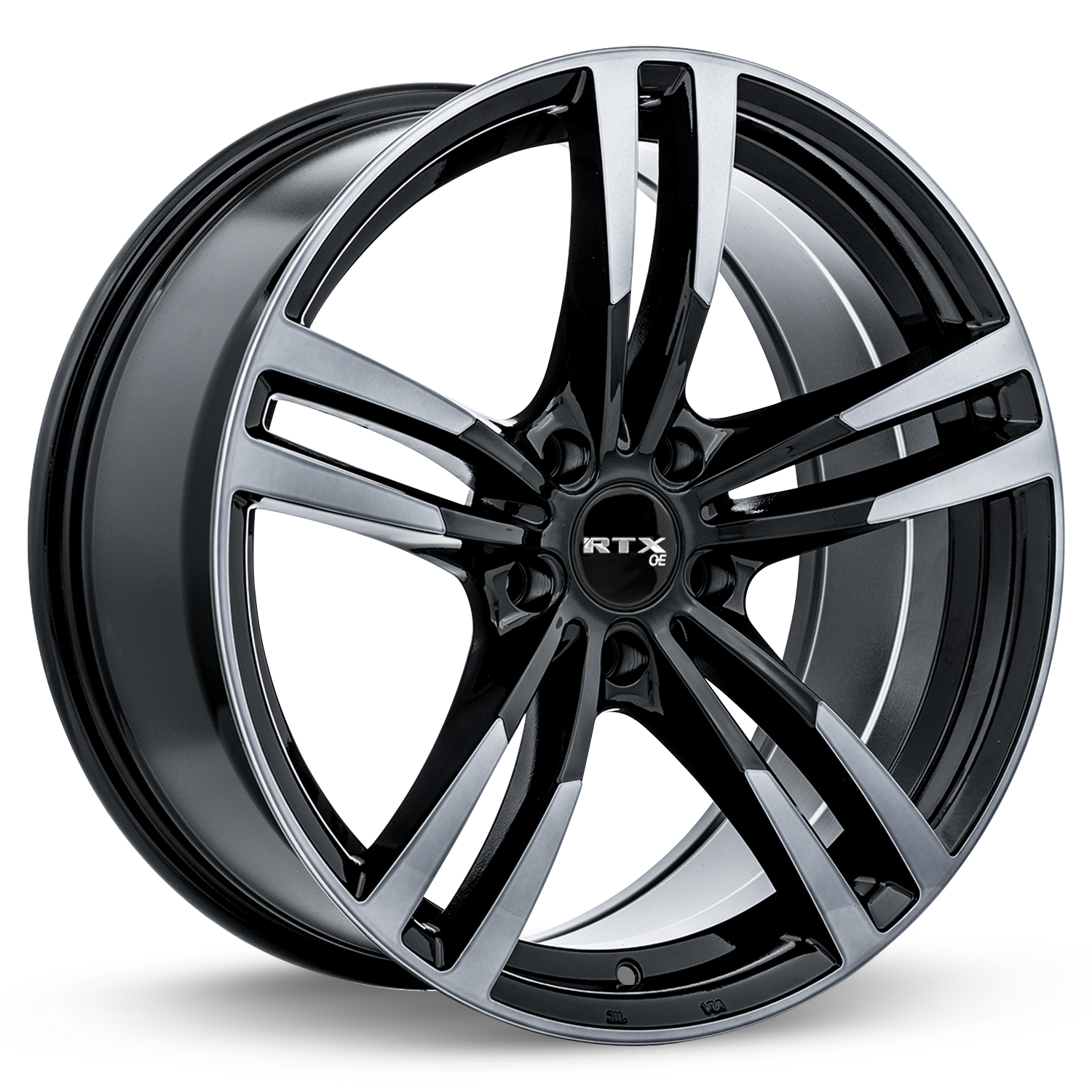 Rtx® (oe) • 082616 • Graz • Black Machined Grey • 19x8.5 5x120 ET35 CB72.6 19x8.5 Wheel