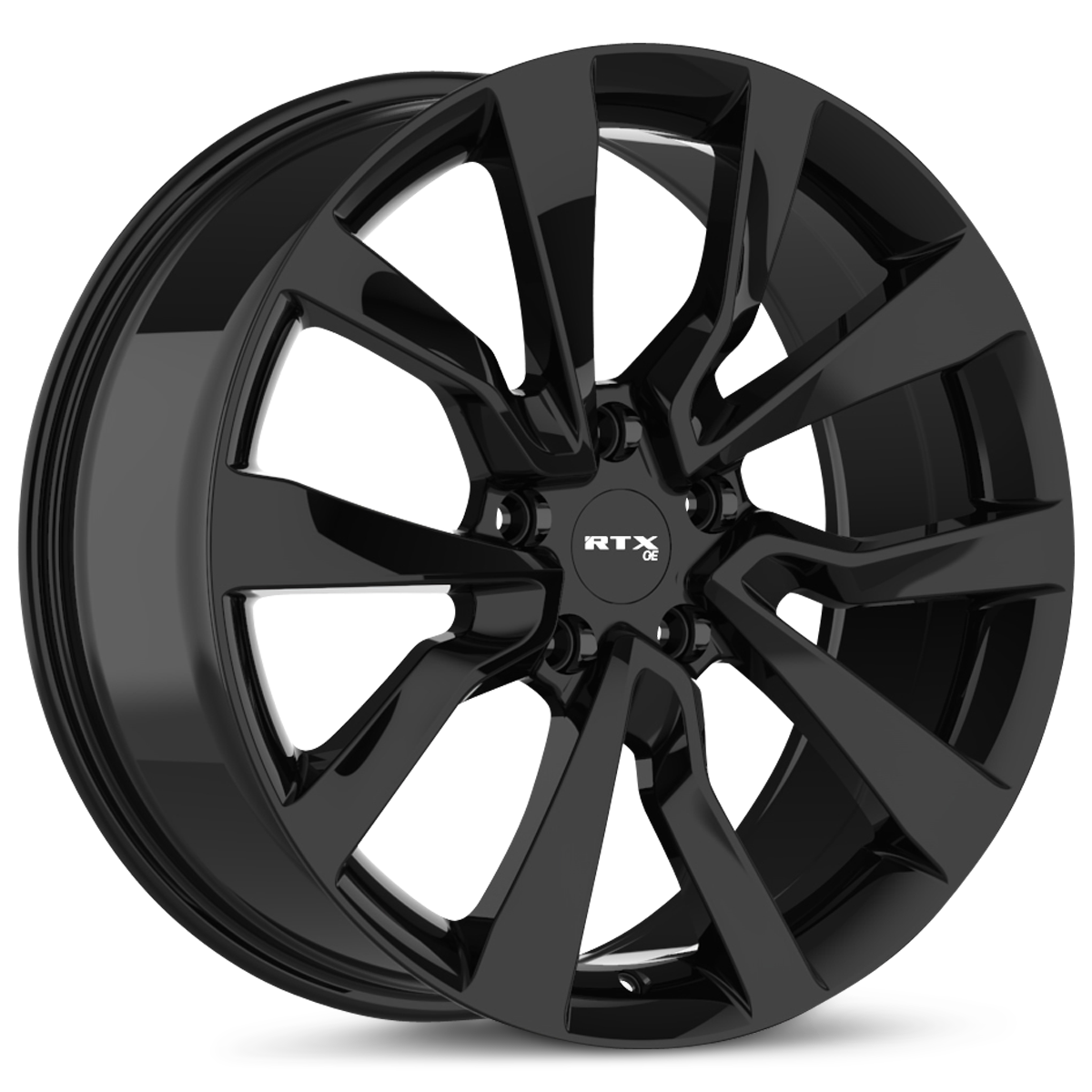Rtx® (oe) • 178608 • TS04 • Gloss Black • 19x8.5 5x114.3 ET35 CB64.1 19x8.5 Wheel