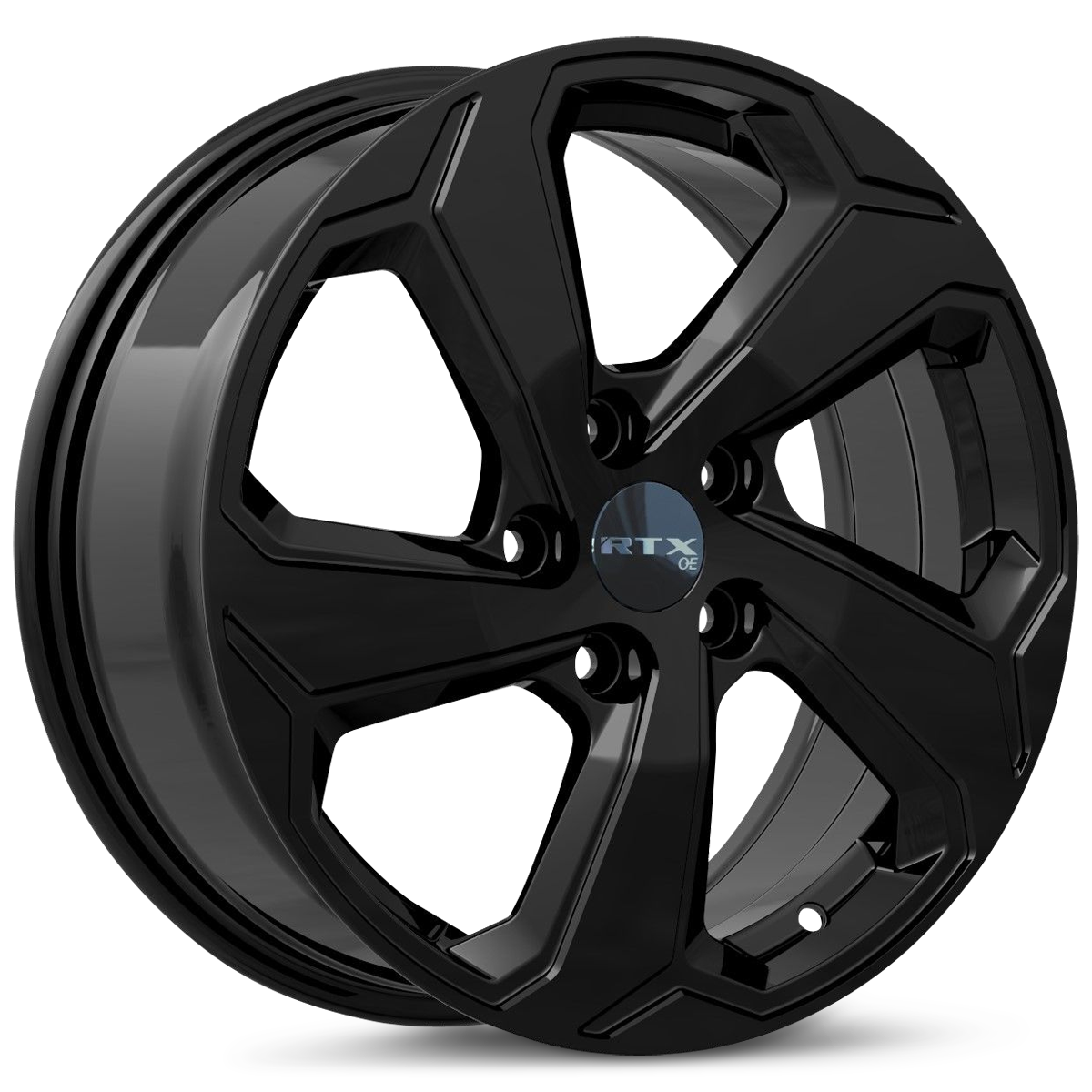 Rtx® (oe) • 083337 • TY05 • Gloss Black • 19x7.5 5x114.3 ET35 CB60.1 19x7.5 Wheel