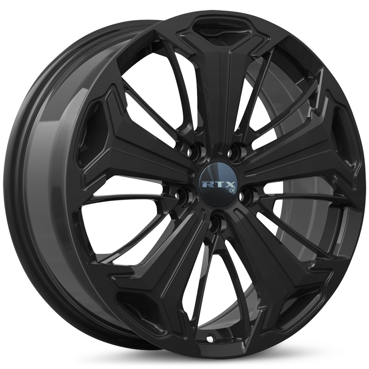 Rtx® (oe) • 083339 • TY06 • Gloss Black • 18x7.5 5x114.3 ET35 CB60.1 18x7.5 Wheel