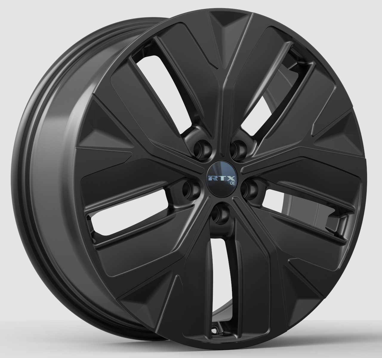 Rtx® (oe) • 083516 • KI02 • Gloss Black • 19x7.5 5x114.3 ET48 CB67.1 19x7.5 Wheel
