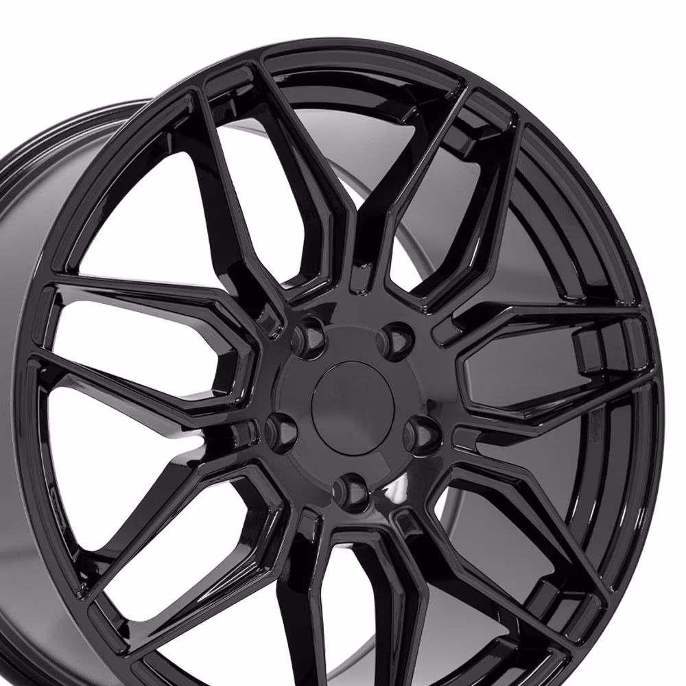 Oe Wheels 19" Replica CV03C fits Chevrolet C7 Corvette 19x10 Gloss Black 19x10 Wheel
