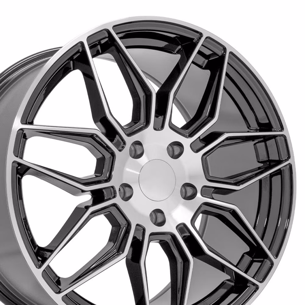 Oe Wheels 19" Replica CV03C fits Chevrolet C7 Corvette 19x10 Gunmetal Machined 19x10 Wheel