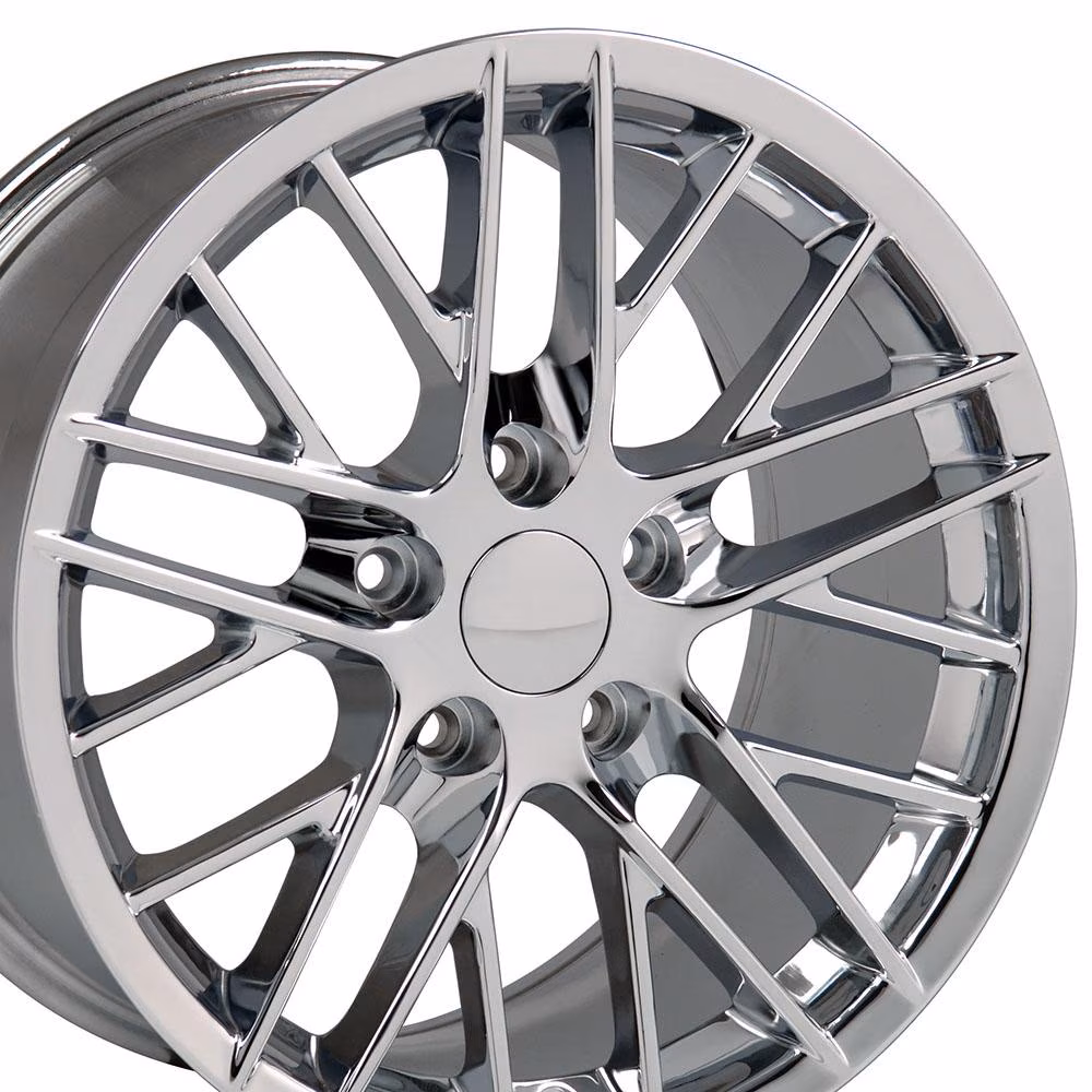 Oe Wheels 18" Replica CV08B fits Chevrolet Corvette C6 ZR1 18x8.5 Chrome 18x8.5 Wheel