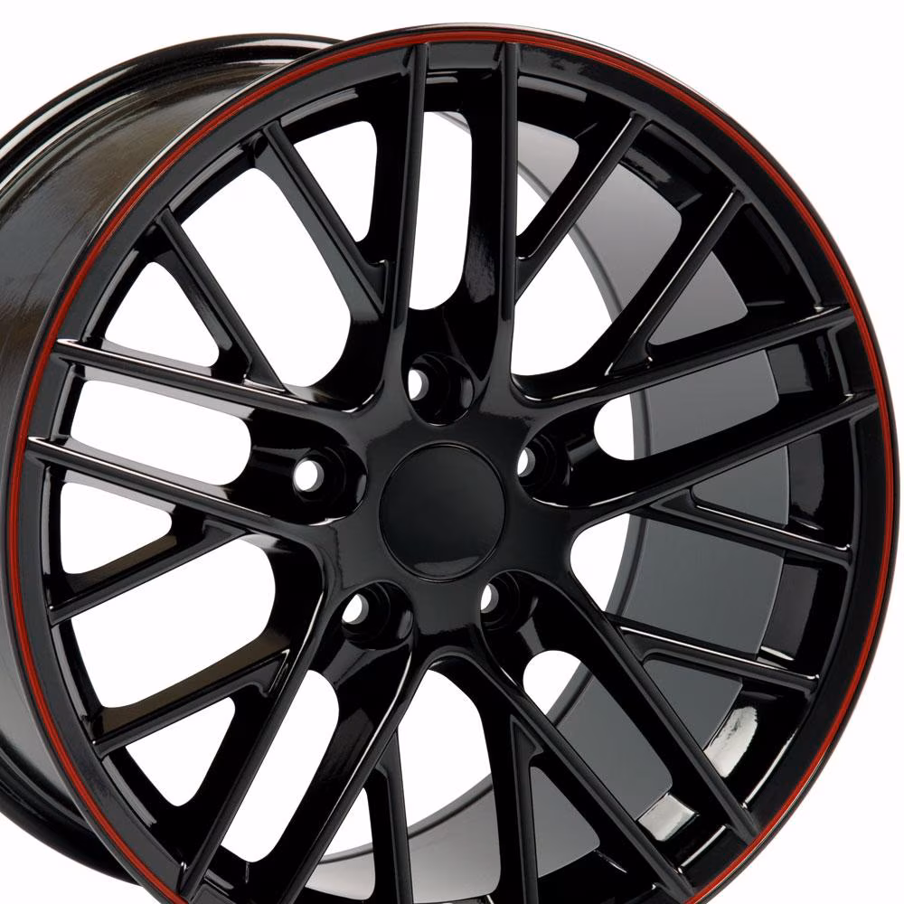 Oe Wheels 19" Replica CV08B fits Chevrolet Corvette C6 ZR1 19x10 Redline 19x10 Wheel